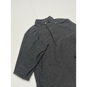 Women's Lululemon Black 1/4 Zip Long Sleeve Fleece Sweater XL